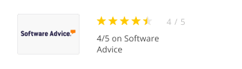 4/5 on Software Advice