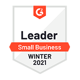 Leader Small Business Winter 2021 award