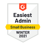 Easiest Admin Small Business Winter 2021 award