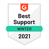 Best Support Winter 2021 award